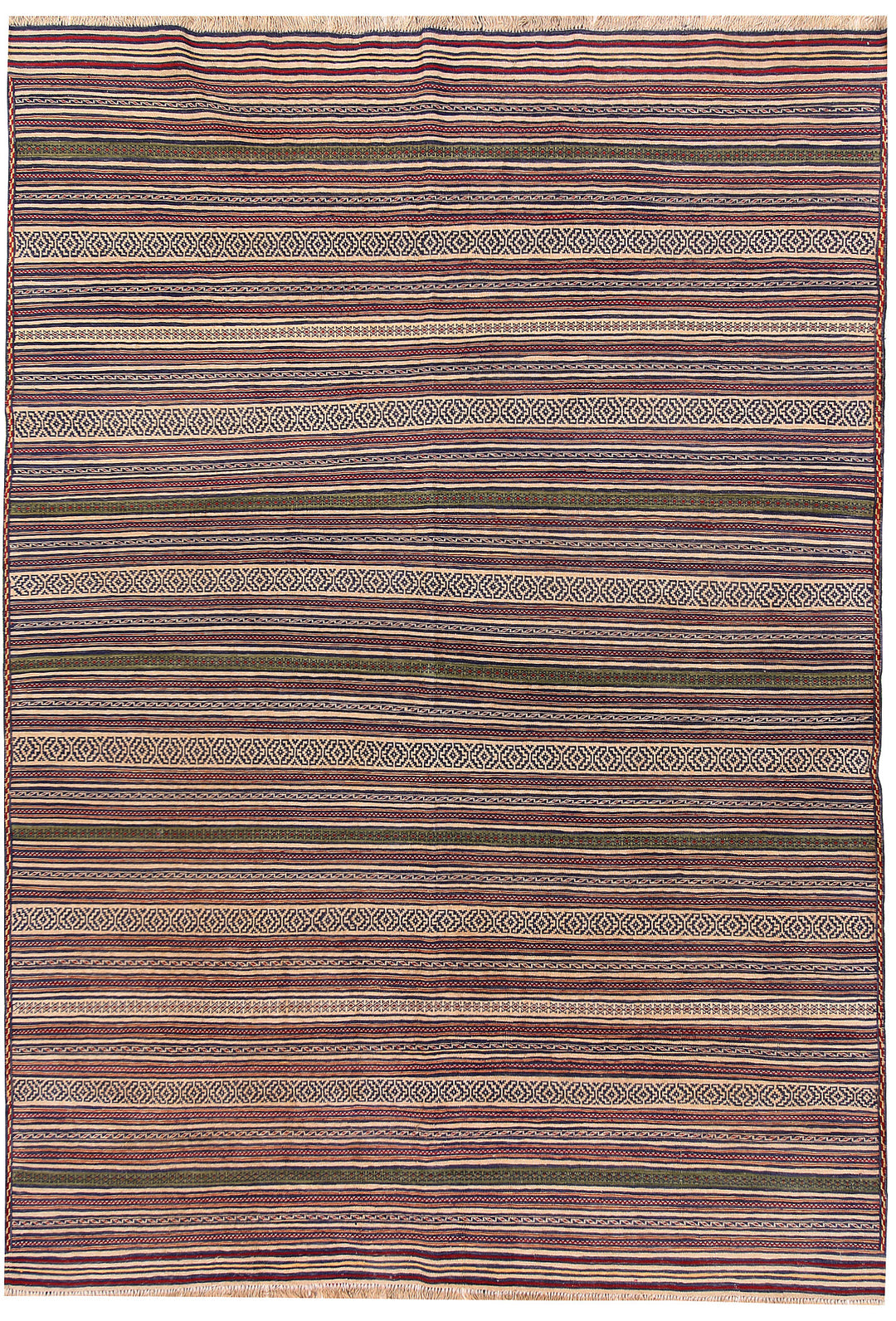 Afghan Maliki Rug 4' 5 x 6' 4 Hand-Knotted