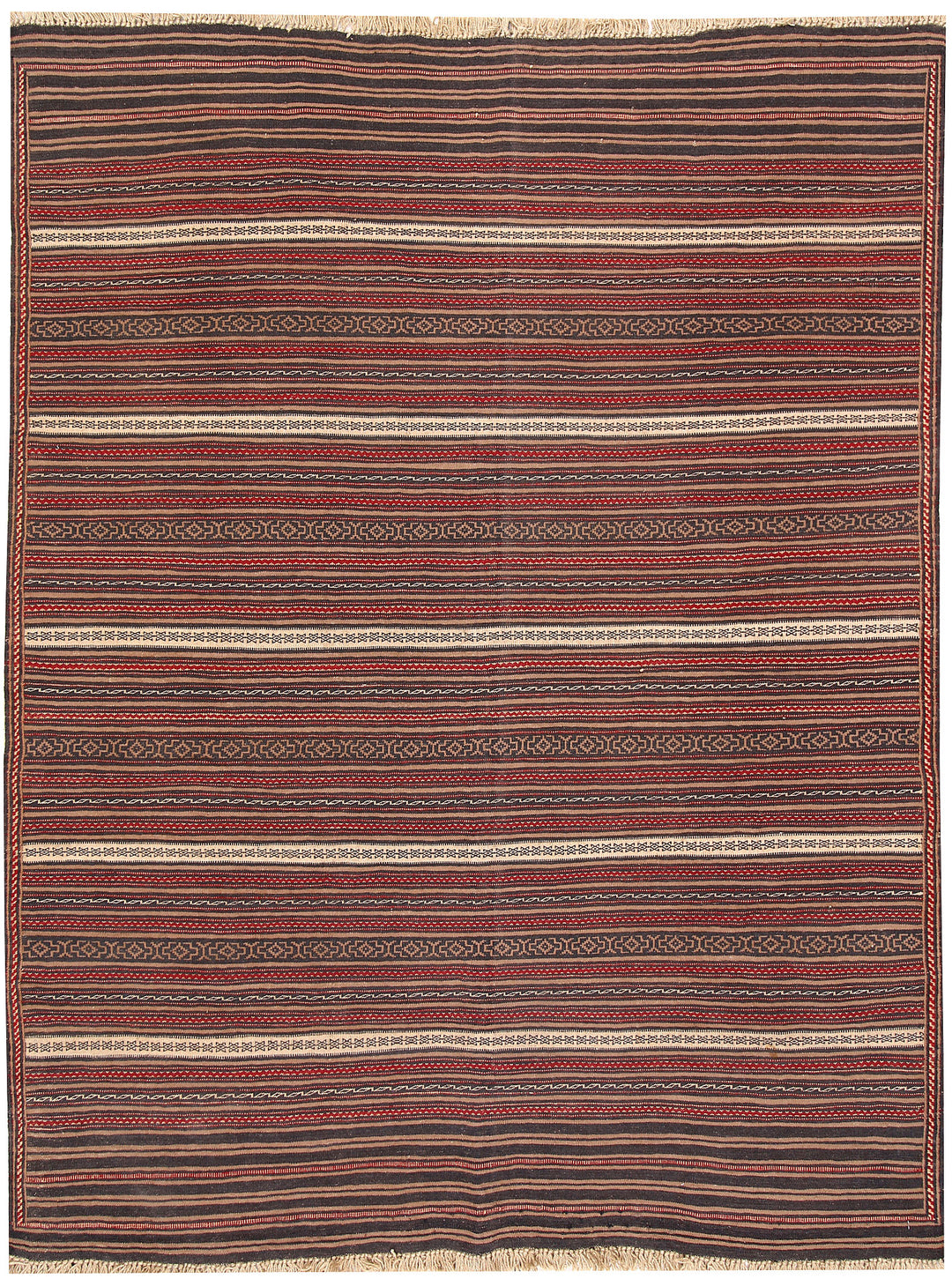 Afghan Maliki Rug 4' 7 x 5' 11 Hand-Knotted
