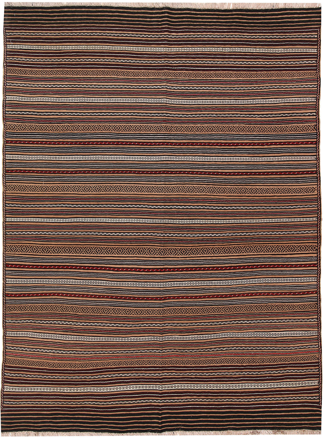 Afghan Maliki Rug 4' 9 x 6' 3 Hand-Knotted