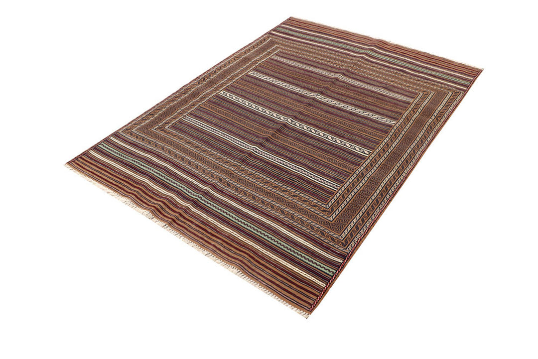 Saddle Brown Maliki 4' 8 x 6' 8 - No. 63933