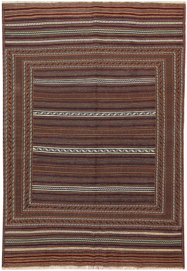 Saddle Brown Maliki 4' 8 x 6' 8 - No. 63933