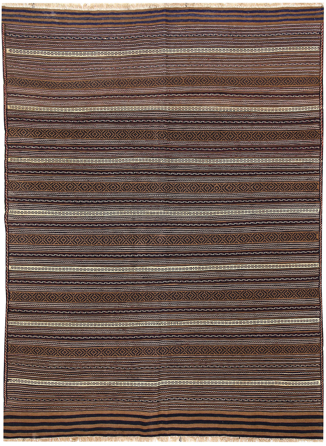 Afghan Maliki Rug 4' 6" x 6' 2" Hand-Knotted