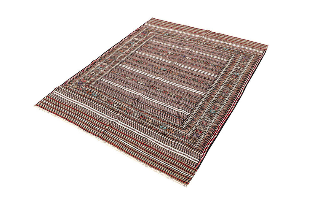 Multi Colored Maliki 4' 8 x 5' 11 - No. 63948