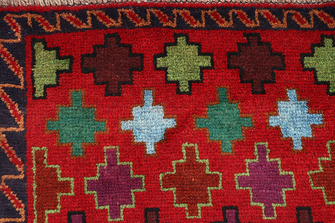 Firebrick Baluchi 4' x 6' 5 - No. 63963