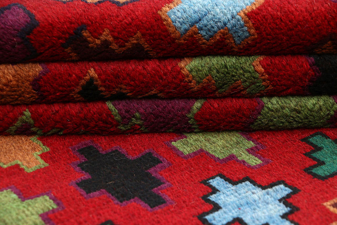 Firebrick Baluchi 4' x 6' 5 - No. 63963