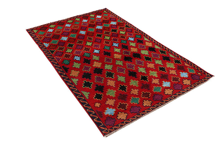 Firebrick Baluchi 4' x 6' 5 - No. 63963