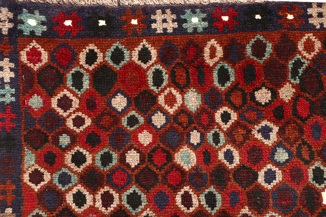 Saddle Brown Baluchi 3' 10 x 6' 1 - No. 63966