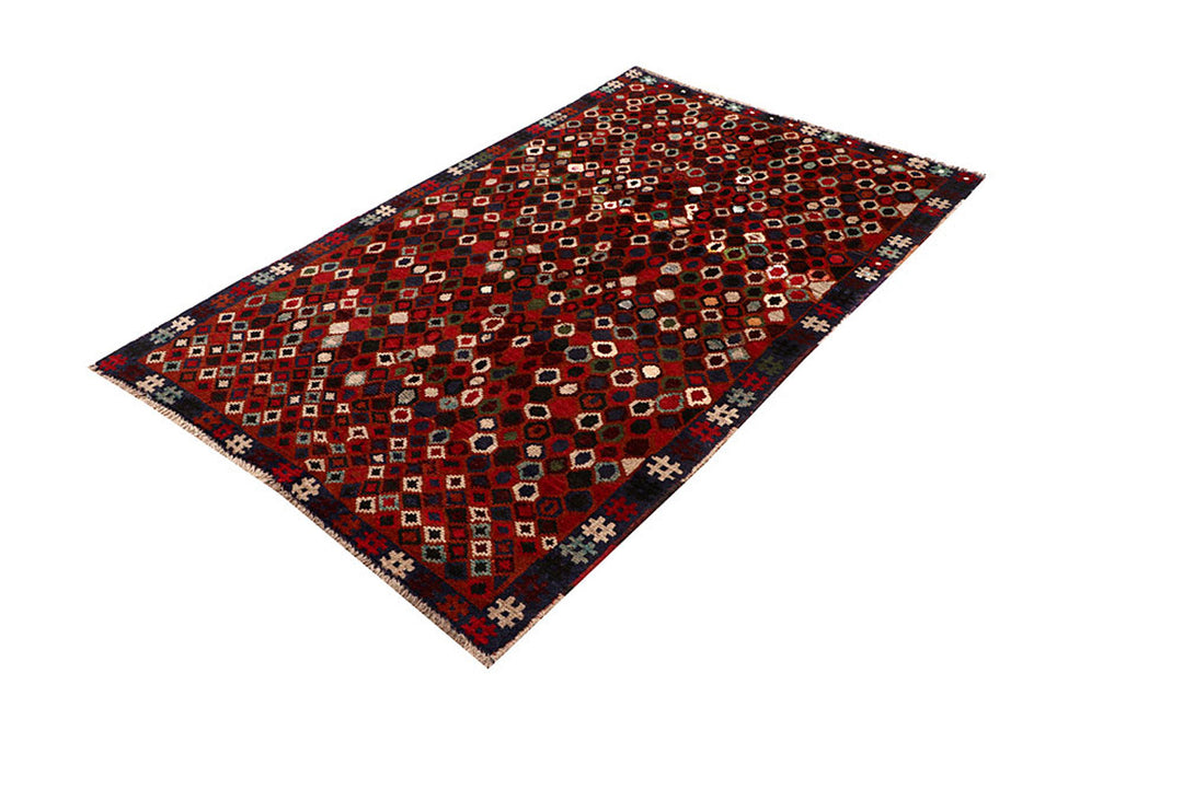 Saddle Brown Baluchi 3' 10 x 6' 1 - No. 63966