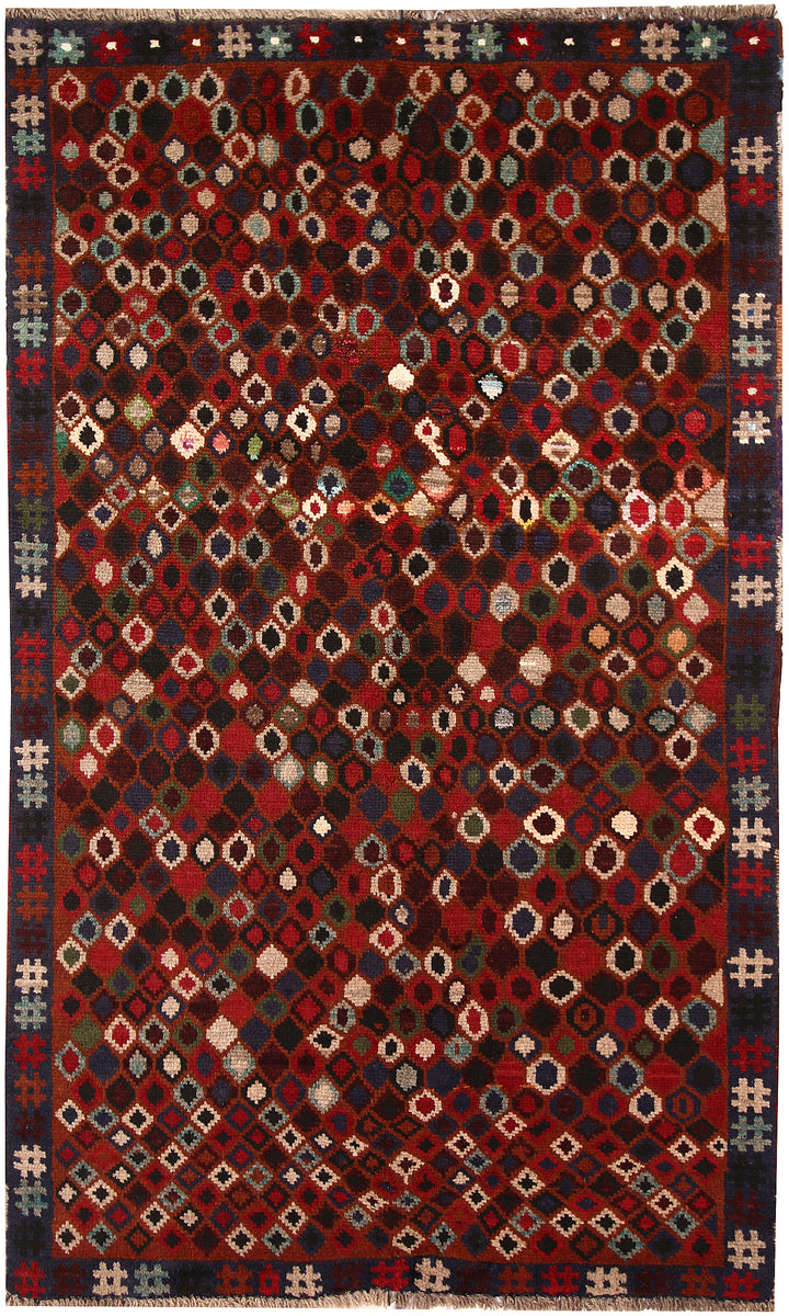 Saddle Brown Baluchi 3' 10 x 6' 1 - No. 63966