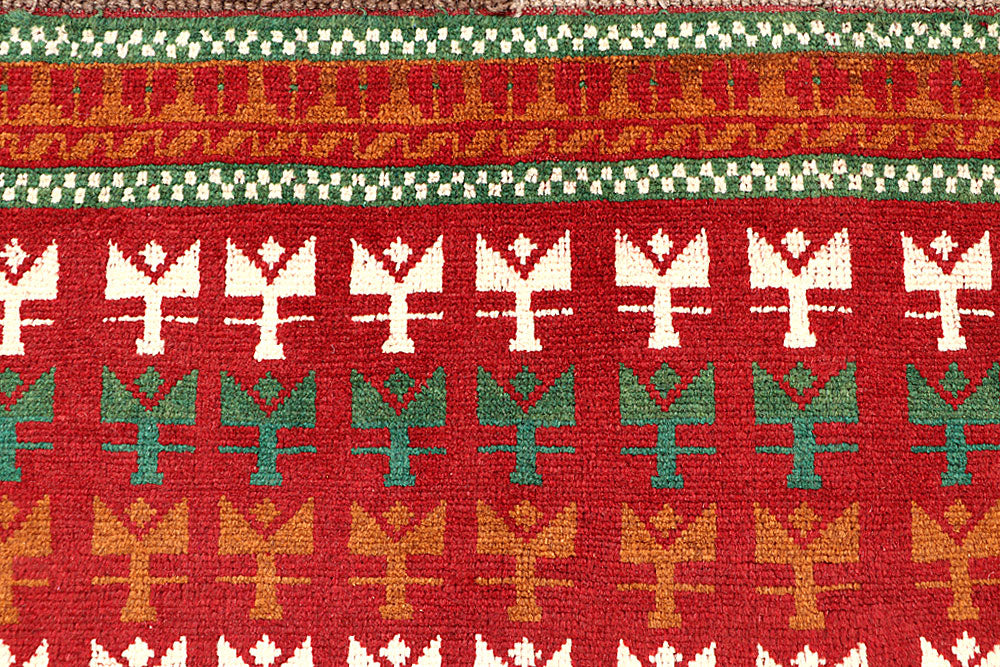 Firebrick Baluchi 4' 3 x 5' 11 - No. 63967 - ALRUG Rug Store