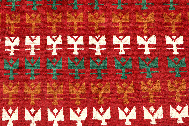 Firebrick Baluchi 4' 3 x 5' 11 - No. 63967 - ALRUG Rug Store