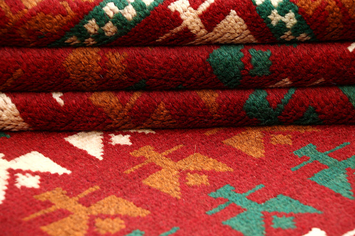 Firebrick Baluchi 4' 3 x 5' 11 - No. 63967 - ALRUG Rug Store