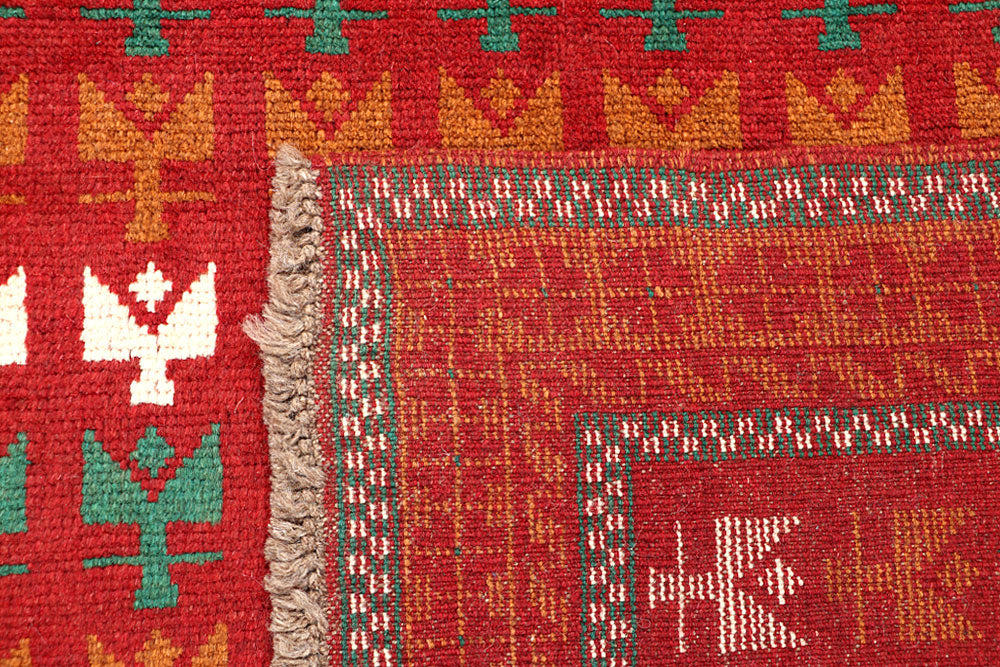 Firebrick Baluchi 4' 3 x 5' 11 - No. 63967 - ALRUG Rug Store