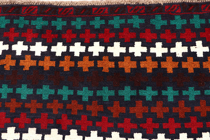 Dark Blue Baluchi 4' 4 x 6' 3 - No. 63968 - ALRUG Rug Store