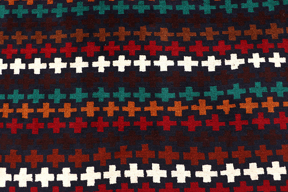 Dark Blue Baluchi 4' 4 x 6' 3 - No. 63968 - ALRUG Rug Store