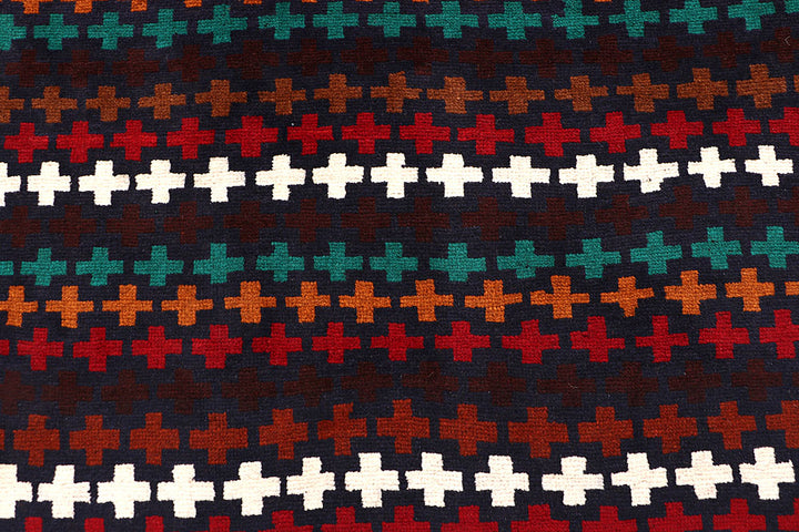 Dark Blue Baluchi 4' 4 x 6' 3 - No. 63968 - ALRUG Rug Store