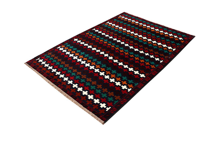 Dark Blue Baluchi 4' 4 x 6' 3 - No. 63968 - ALRUG Rug Store