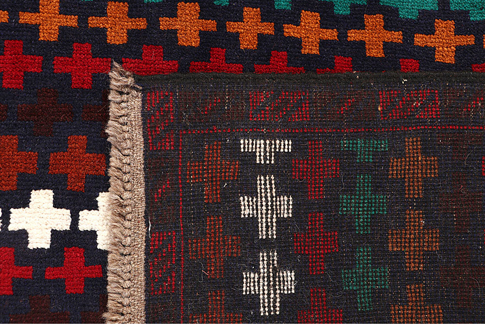 Dark Blue Baluchi 4' 4 x 6' 3 - No. 63968 - ALRUG Rug Store