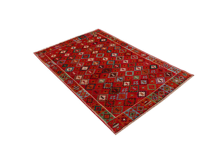 Orange Red Baluchi 3' 11 x 6' - No. 63970