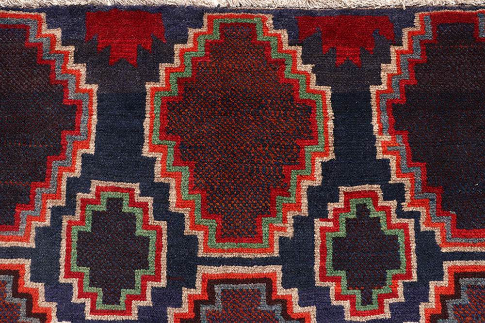 Dark Blue Baluchi 4' x 5' 11 - No. 63971 - ALRUG Rug Store