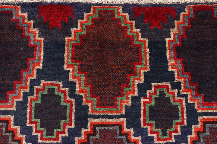 Dark Blue Baluchi 4' x 5' 11 - No. 63971 - ALRUG Rug Store