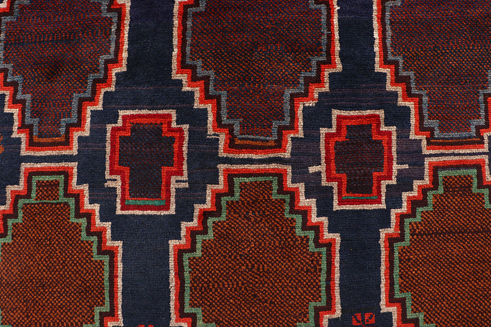Dark Blue Baluchi 4' x 5' 11 - No. 63971 - ALRUG Rug Store