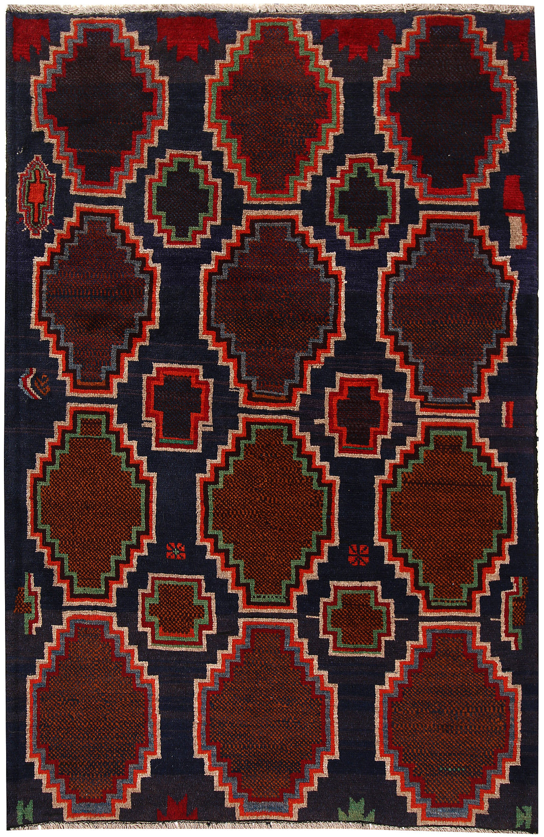 Dark Blue Baluchi 4' x 5' 11 - No. 63971 - ALRUG Rug Store