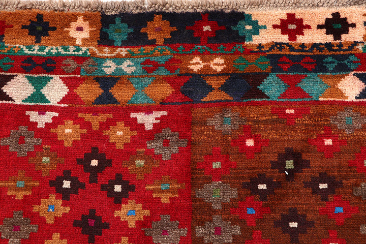 Multi Colored Baluchi 4' 1 x 6' 1 - No. 63972 - ALRUG Rug Store