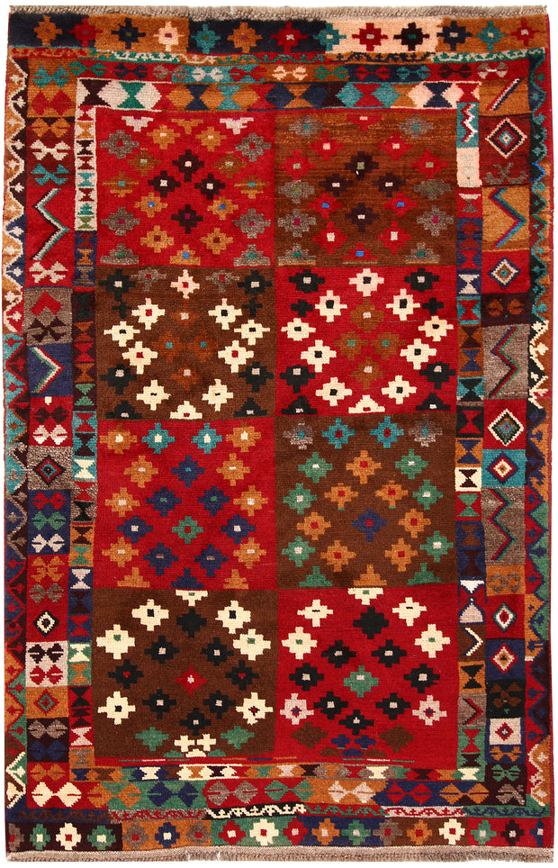 Multi Colored Baluchi 4' 1 x 6' 1 - No. 63972 - ALRUG Rug Store