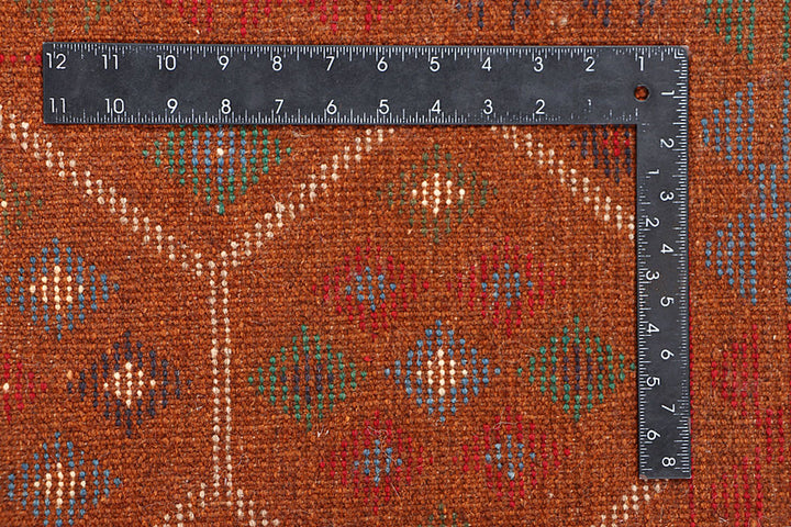 Saddle Brown Baluchi 4' 1 x 6' - No. 63974 - ALRUG Rug Store