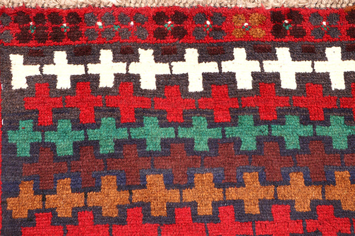 Multi Colored Baluchi 4' x 6' 1 - No. 63979 - ALRUG Rug Store