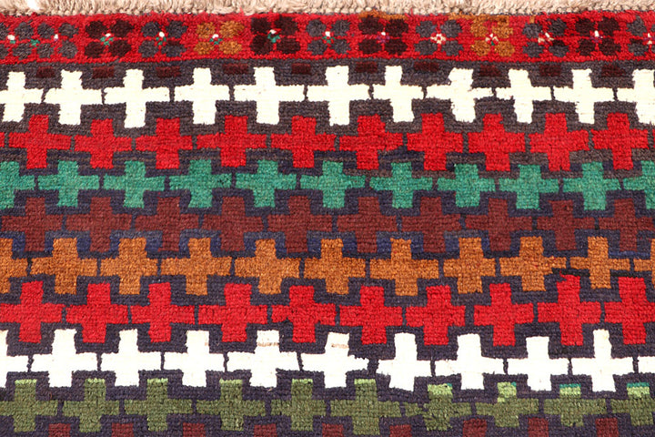 Multi Colored Baluchi 4' x 6' 1 - No. 63979 - ALRUG Rug Store