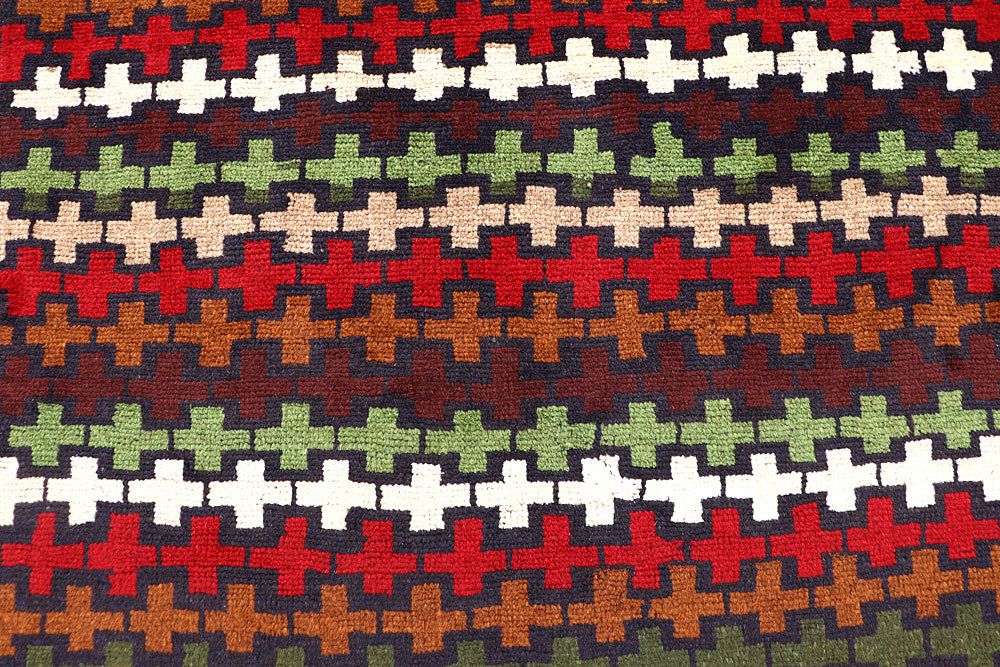 Multi Colored Baluchi 4' x 6' 1 - No. 63979 - ALRUG Rug Store