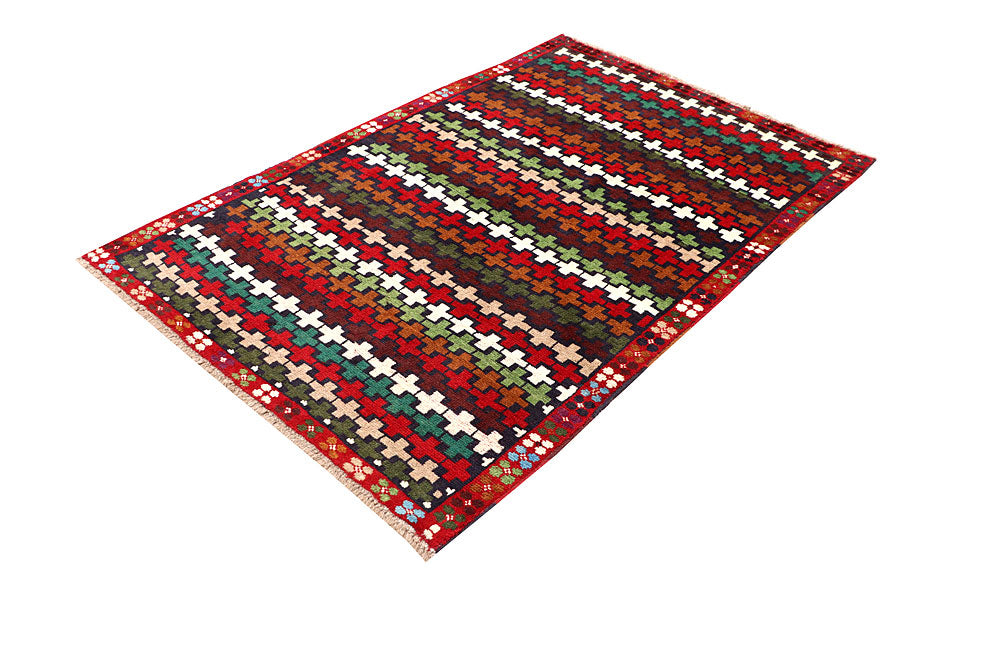 Multi Colored Baluchi 4' x 6' 1 - No. 63979 - ALRUG Rug Store