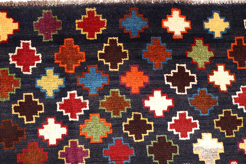 Dark Blue Baluchi 4' 3 x 6' 4 - No. 63980 - ALRUG Rug Store