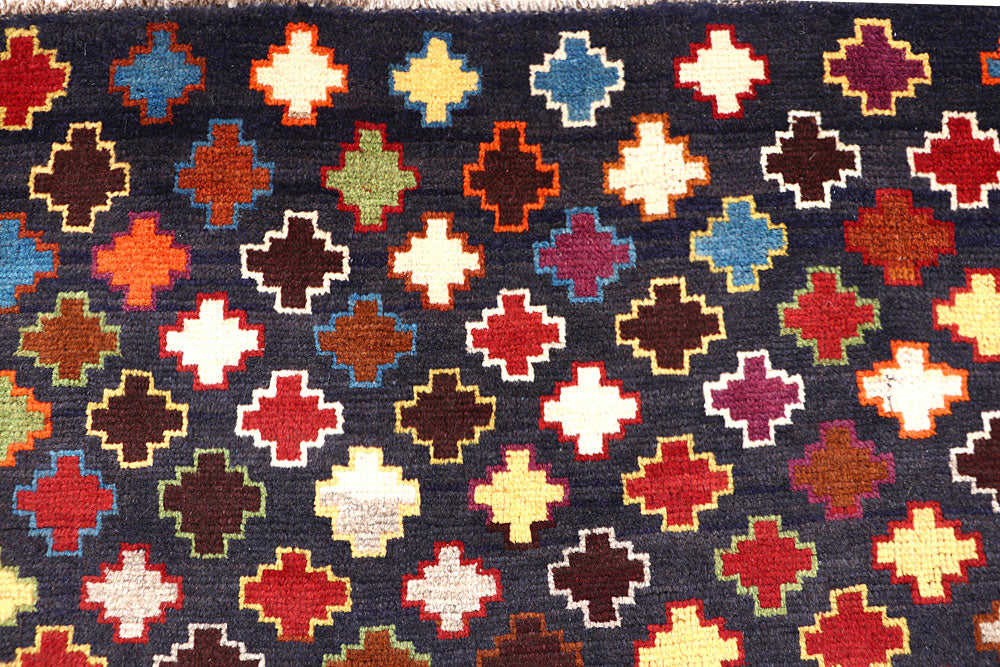 Dark Blue Baluchi 4' 3 x 6' 4 - No. 63980 - ALRUG Rug Store