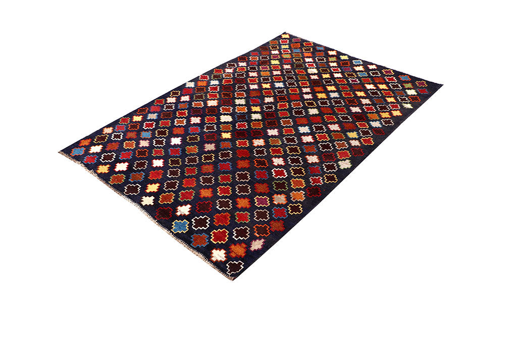 Dark Blue Baluchi 4' 3 x 6' 4 - No. 63980 - ALRUG Rug Store