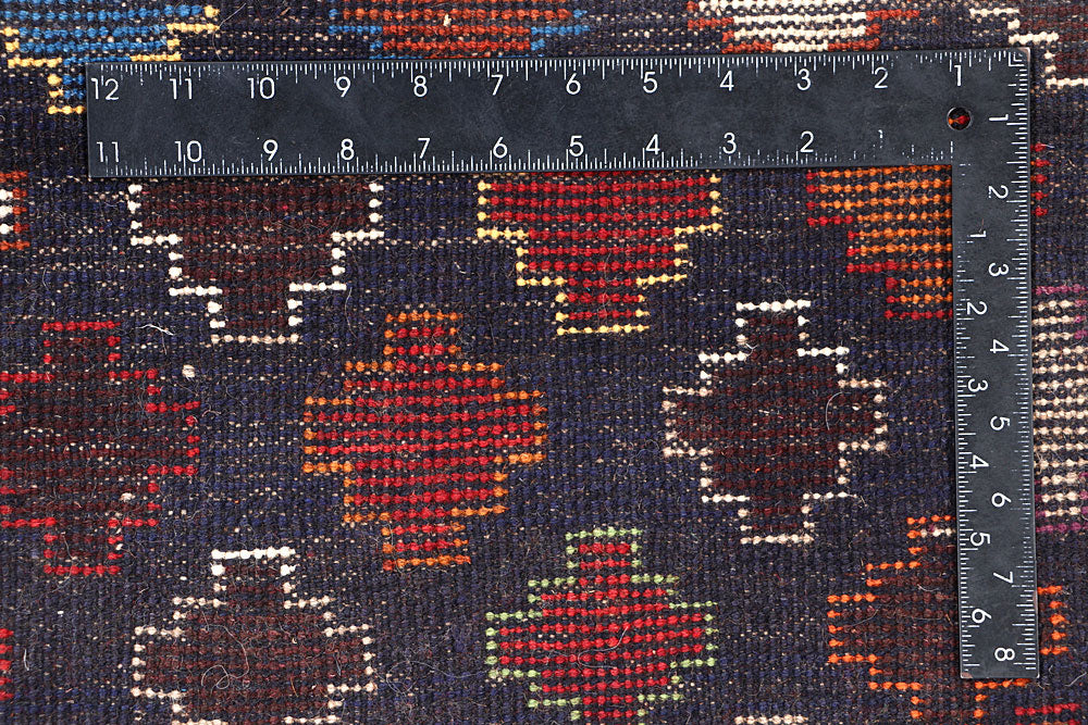 Dark Blue Baluchi 4' 3 x 6' 4 - No. 63980 - ALRUG Rug Store