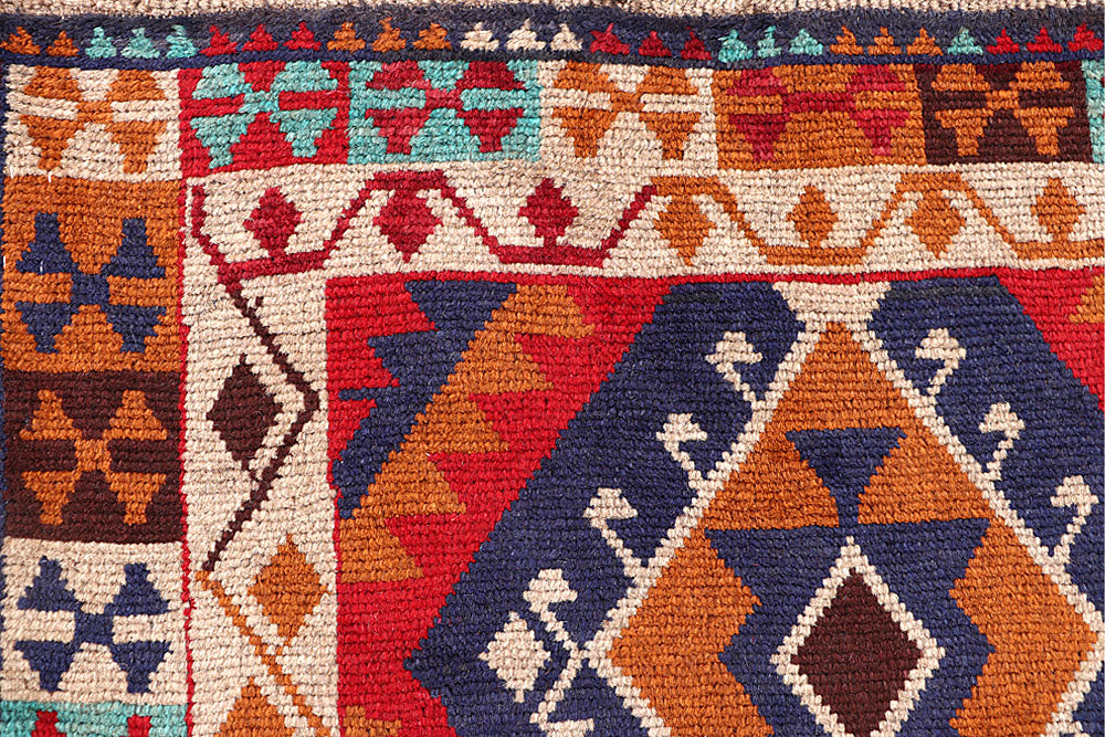 Multi Colored Baluchi 4' 2 x 5' 9 - No. 63992 - ALRUG Rug Store