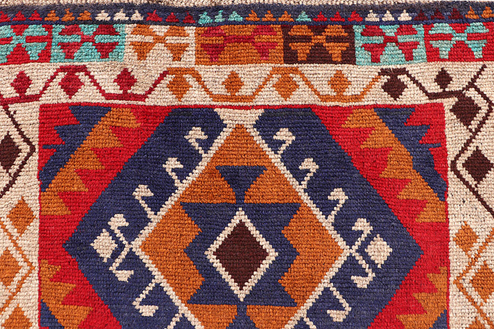 Multi Colored Baluchi 4' 2 x 5' 9 - No. 63992 - ALRUG Rug Store