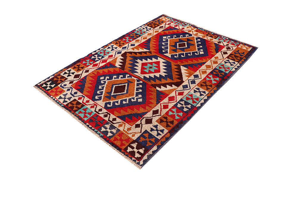 Multi Colored Baluchi 4' 2 x 5' 9 - No. 63992 - ALRUG Rug Store