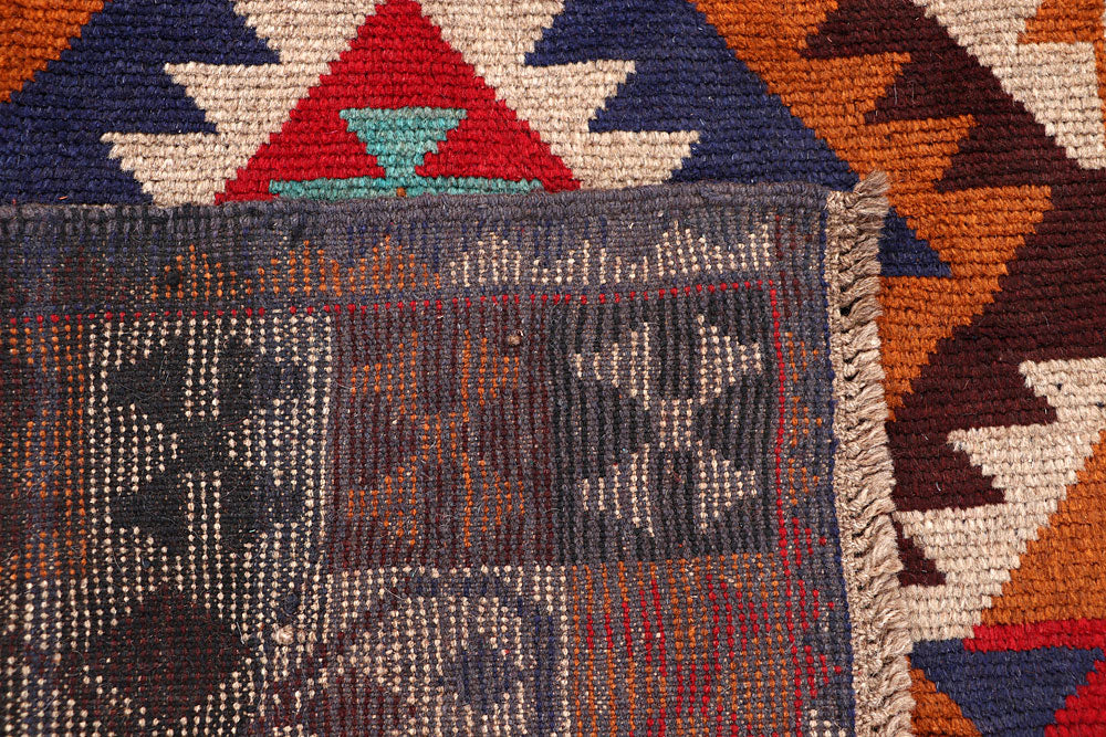 Multi Colored Baluchi 4' 2 x 5' 9 - No. 63992 - ALRUG Rug Store