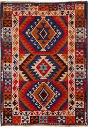 Multi Colored Baluchi 4' 2 x 5' 9 - No. 63992 - ALRUG Rug Store