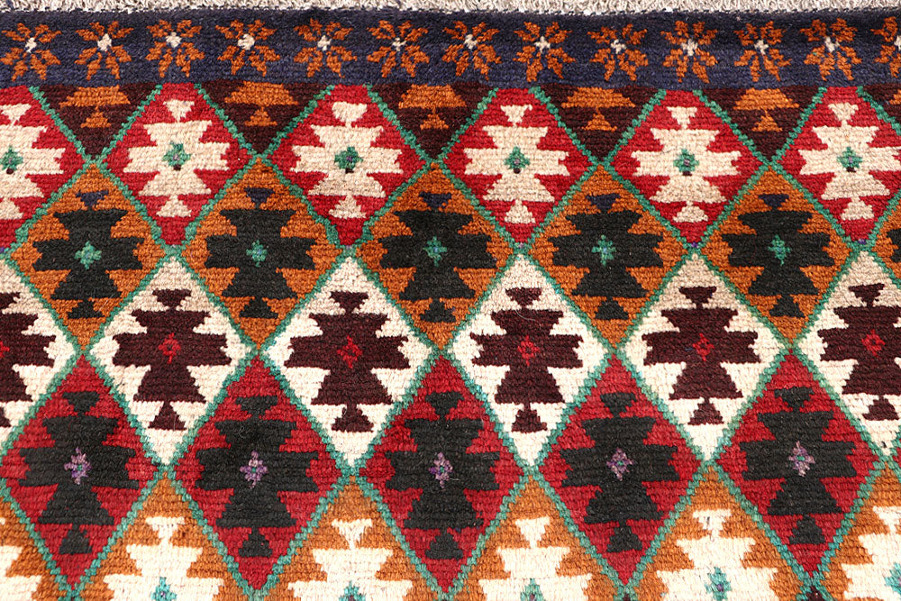Multi Colored Baluchi 4' 2 x 5' 7 - No. 63994 - ALRUG Rug Store