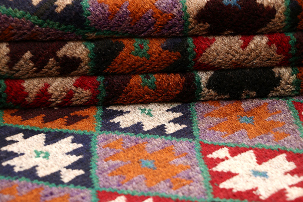 Multi Colored Baluchi 4' 2 x 5' 7 - No. 63994 - ALRUG Rug Store