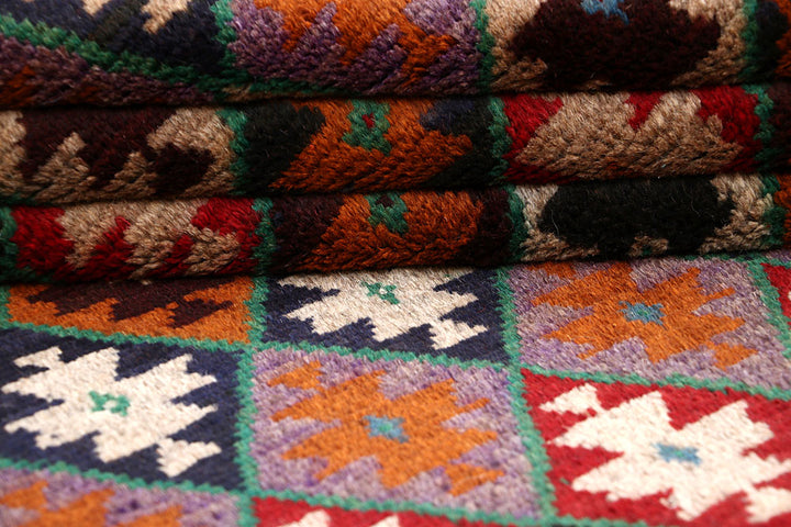 Multi Colored Baluchi 4' 2 x 5' 7 - No. 63994 - ALRUG Rug Store