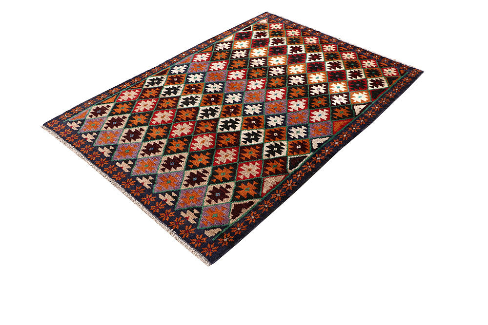 Multi Colored Baluchi 4' 2 x 5' 7 - No. 63994 - ALRUG Rug Store