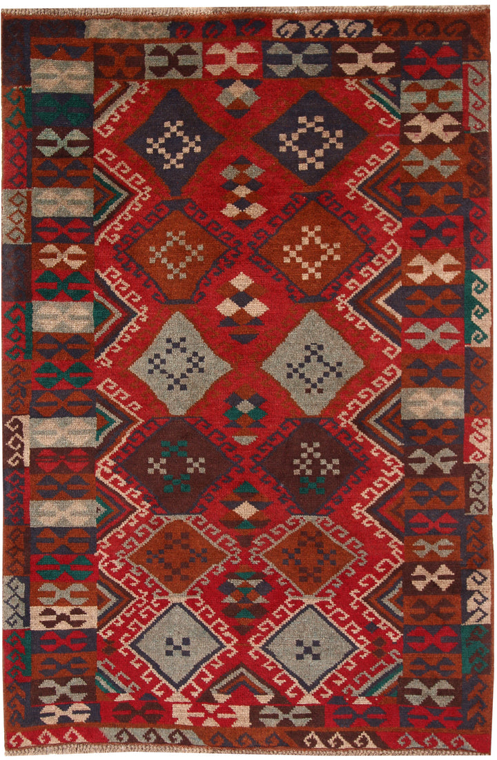 Firebrick Baluchi 3' 10 x 5' 9 - No. 63999