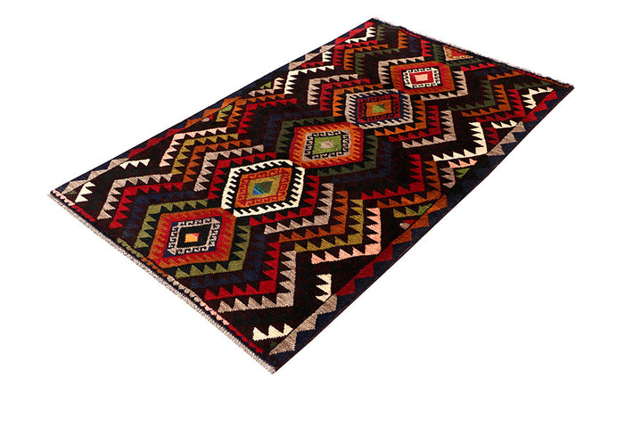 Multi Colored Baluchi 3' 9 x 6' 1 - No. 64005 - ALRUG Rug Store