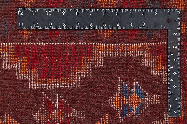Maroon Baluchi 3' 7 x 6' 3 - No. 64009 - ALRUG Rug Store